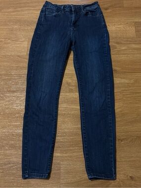 Just USA Denim Jeans Skinny Straight Blue Zip Up Women’sSz 26/2